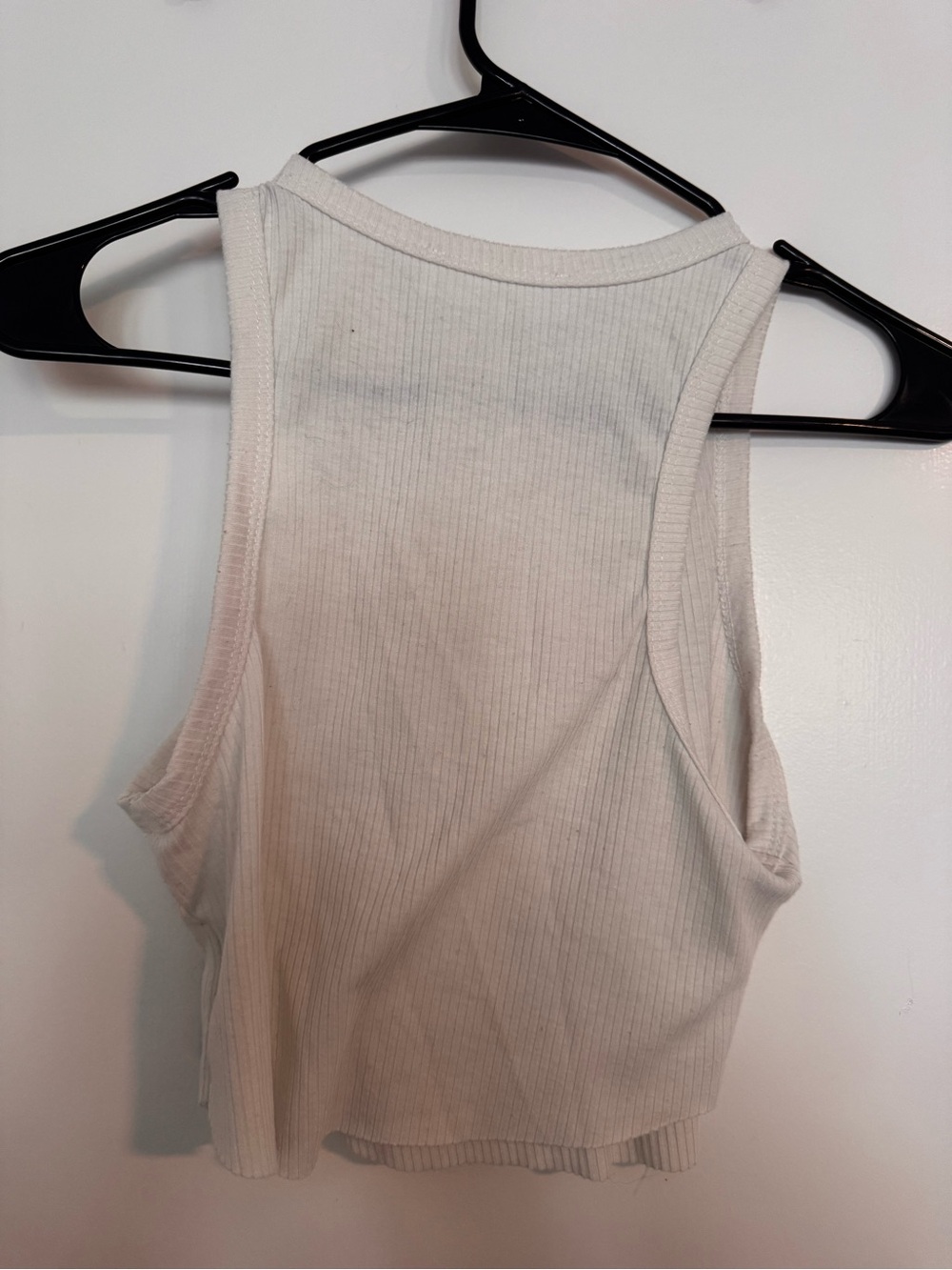 DNA couture Ribbed Tank Top - Cream - Picture 3 of 3